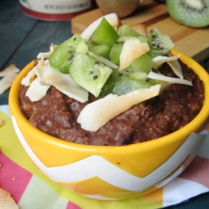 Kiwi Coconut Fudge Oatmeal