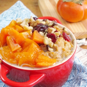 Spiced Persimmon Oatmeal