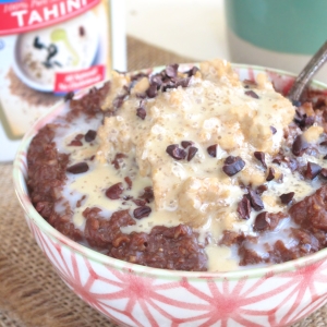 Salted Tahini Fudge Oatmeal