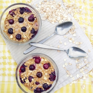 Blueberry Muffin Baked Oatmeal