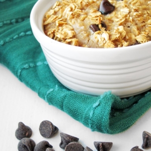Chocolate Chip Cookie Baked Oatmeal