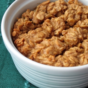 Peanut Butter Cookie Baked Oatmeal
