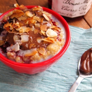 Black Forest PB and J Oatmeal
