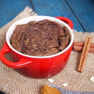 Spiced Brownie Baked Oatmeal